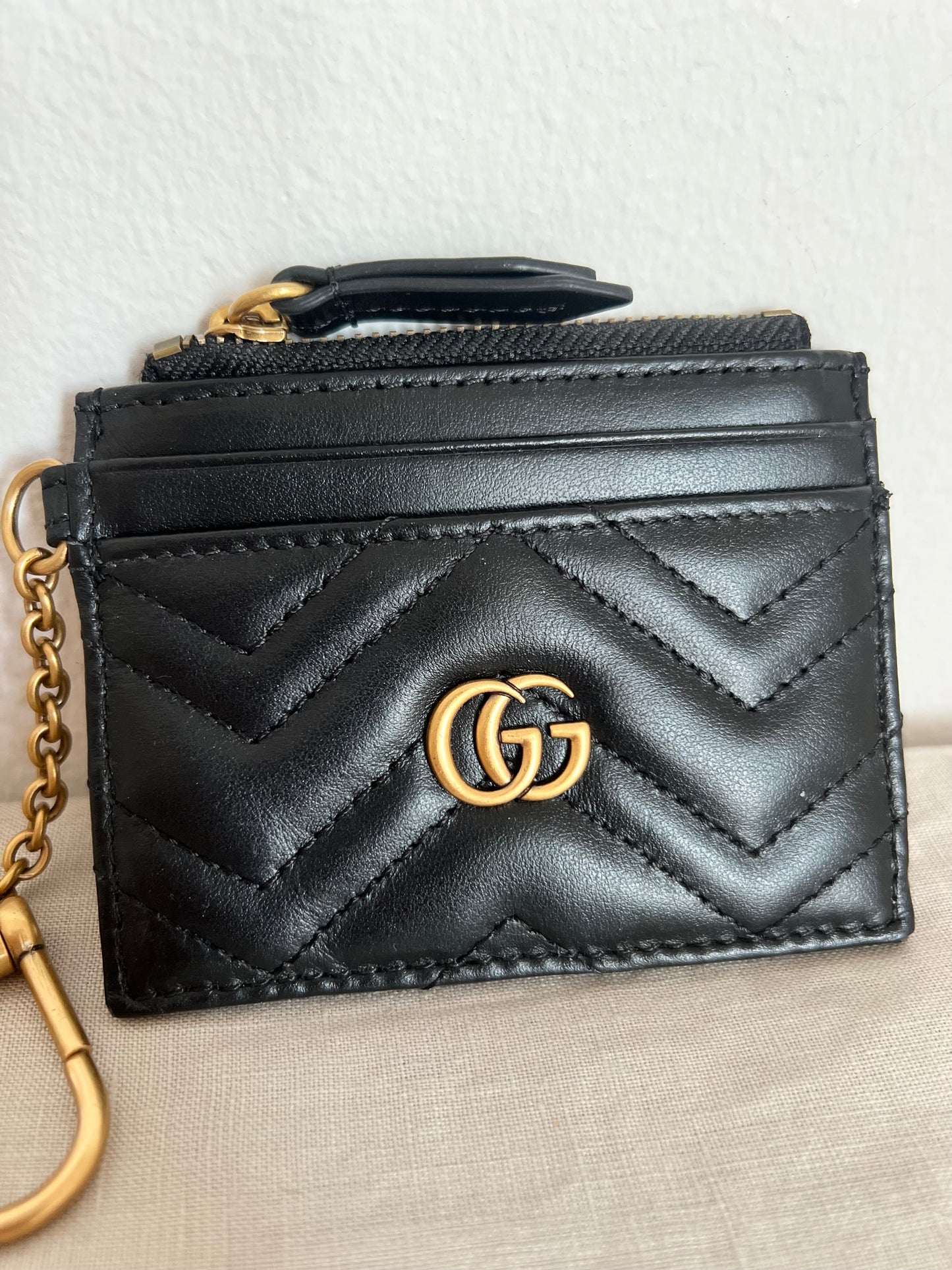 Gucci Marmont Keychain Wallet