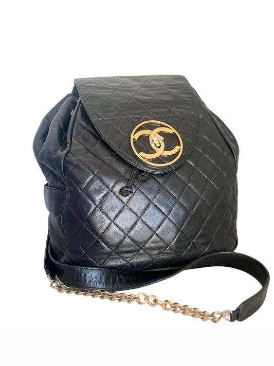 Chanel Quilted CC Backpack